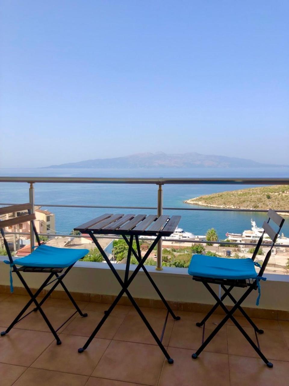Comfy Blue Sarande Apartamento Exterior foto