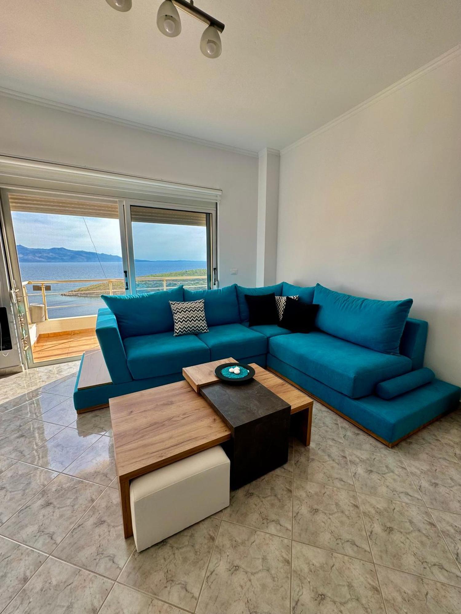 Comfy Blue Sarande Apartamento Exterior foto